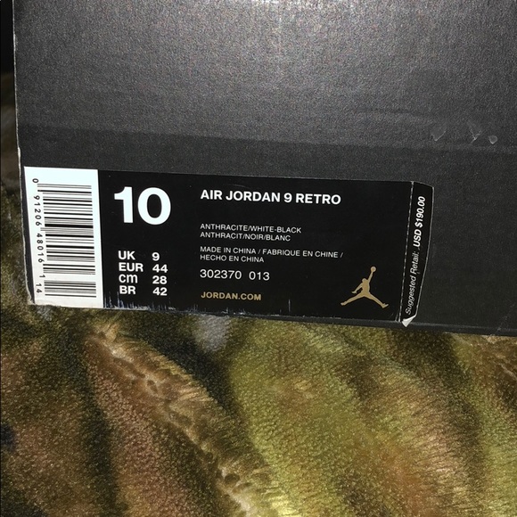 Air Jordan Retro 9 “Anthracite” - Picture 5 of 6
